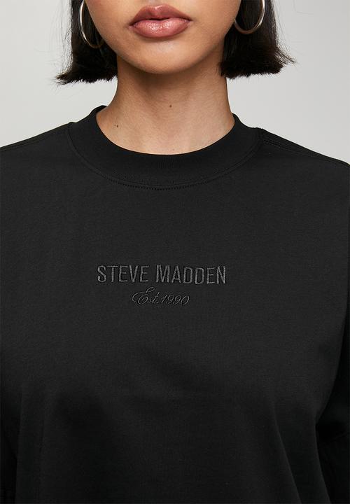 Steve Madden - Ladies penelope boxy T-shirt - black