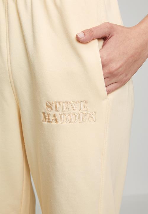 Steve Madden - Ladies molly wideleg jogger - cream