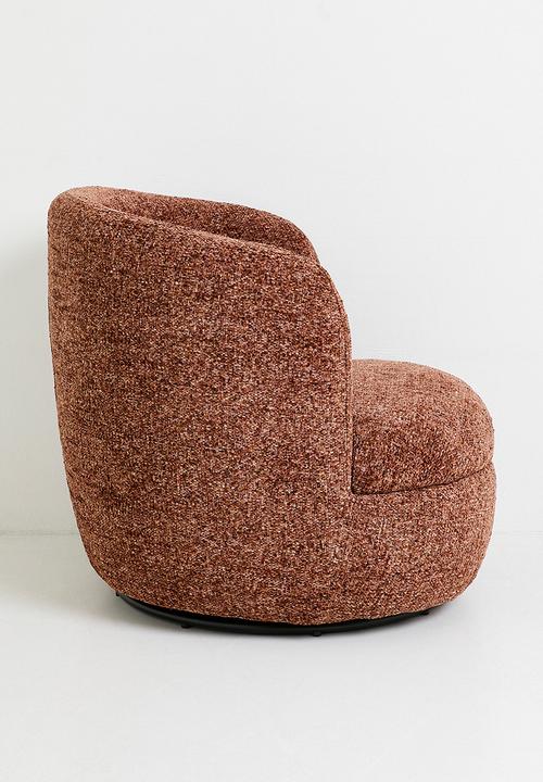 Sixth Floor - Acadia Swivel Occasional Chair - Rust