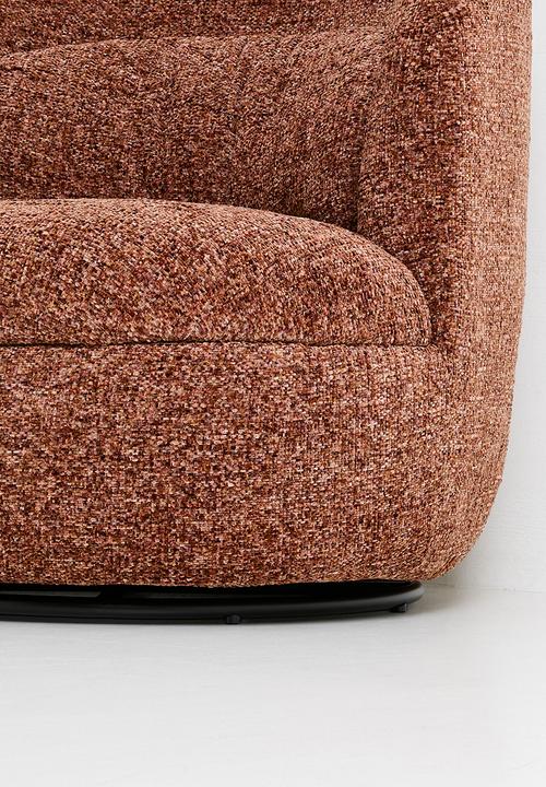 Sixth Floor - Acadia Swivel Occasional Chair - Rust