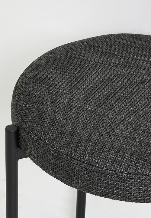 Sixth Floor - Nolan Stool - Charcoal