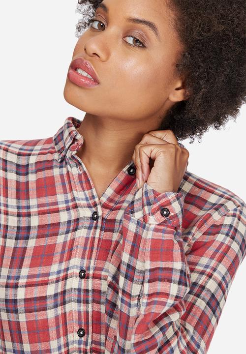Vero Moda - Como check long shirt