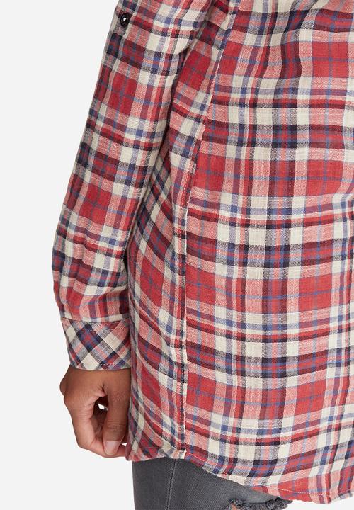 Vero Moda - Como check long shirt