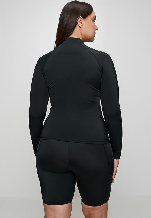 Lizzy - Plus ladies basic bike short - black