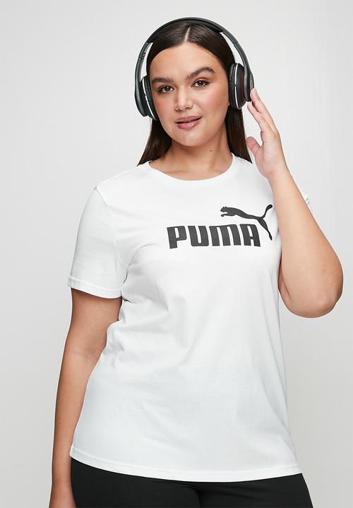 PUMA - Plus ess no. 1 logo tee - puma white