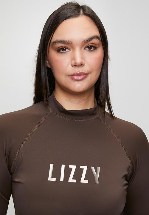 Lizzy - Plus ladies ls rashie - java