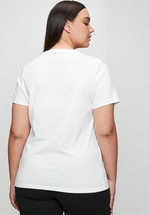PUMA - Plus ess no. 1 logo tee - puma white