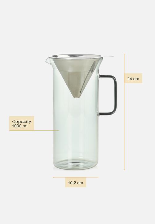 Adhoc - AdHoc Impact Pour Over Coffee Maker, 1L