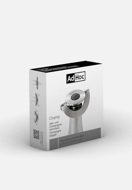 Adhoc - Champ Champagne Stopper, Stainless Steel