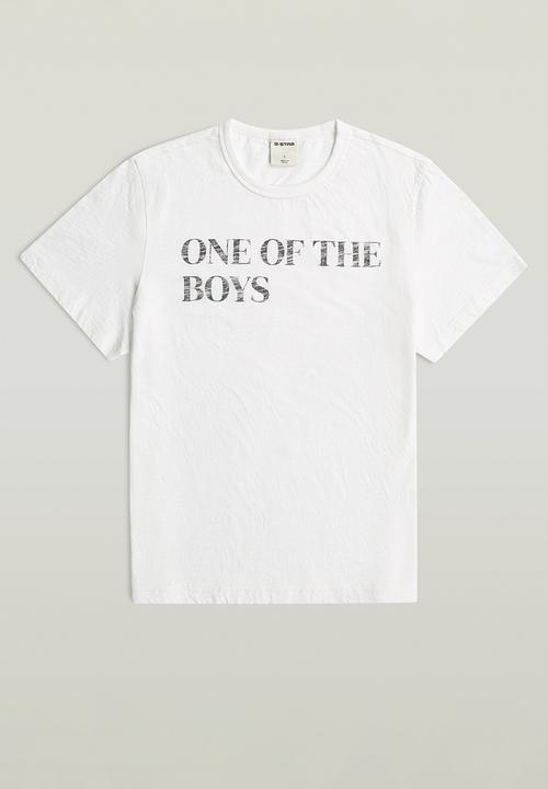 G-STAR - Regular text r T-shirt wmn - milk