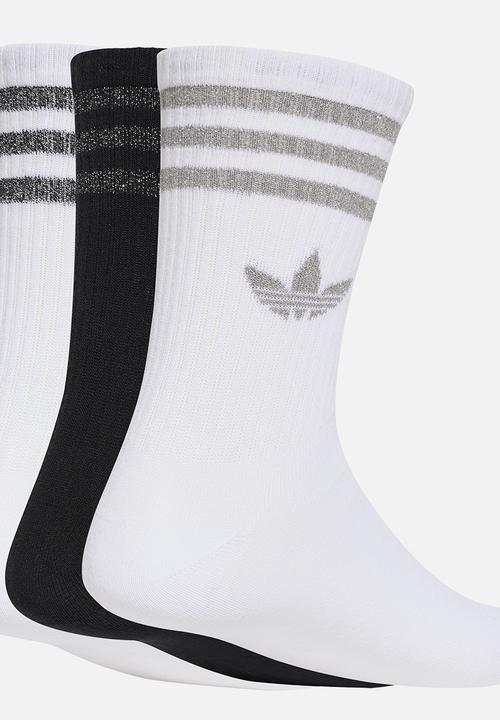 adidas Originals - 3-Stripe GL CS 3-Pack - white/silver met./black