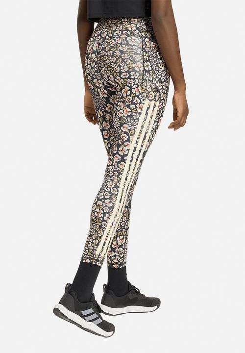 adidas Performance - Farm Leggings - Cream White/Multicolor/Cream White