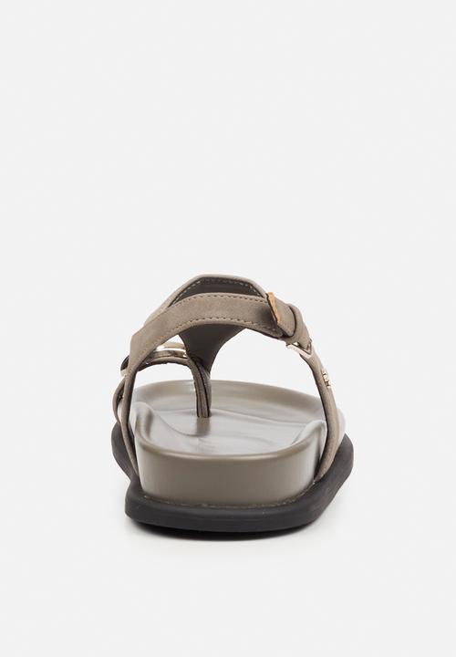 Butterfly Feet - Riviera 1 toe post sandal - grey