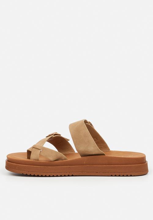 Butterfly Feet - Slope 1 toe post sandal - taupe
