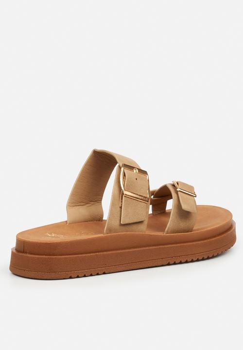Butterfly Feet - Slope 1 toe post sandal - taupe