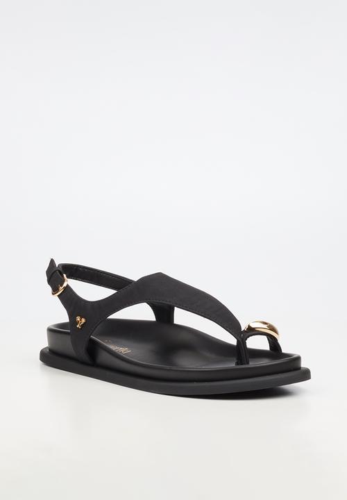 Butterfly Feet - Riviera 1 toe post sandal - black