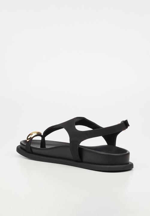 Butterfly Feet - Riviera 1 toe post sandal - black