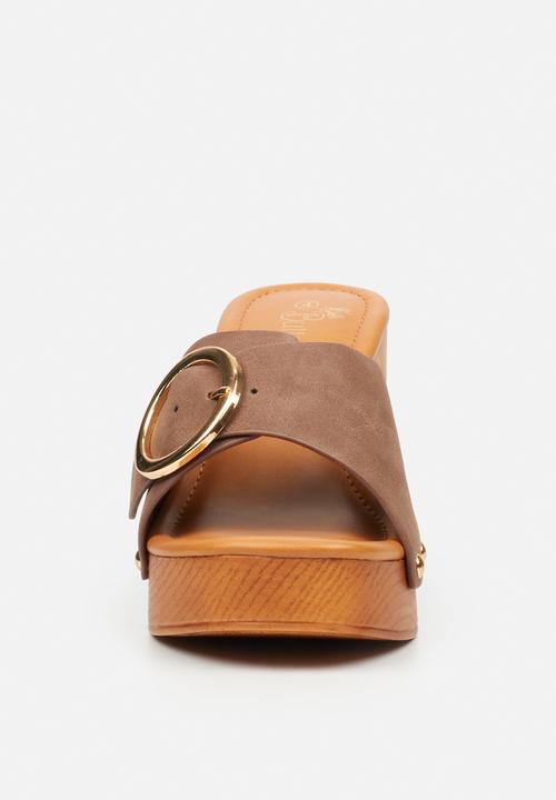 Butterfly Feet - Thalya 3 clog mule heel - chocolate