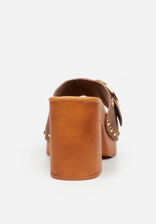 Butterfly Feet - Thalya 3 clog mule heel - chocolate