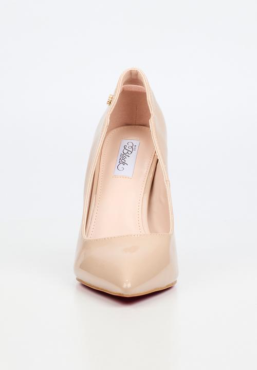 Miss Black - Lola 1 classic scallop heel - natural