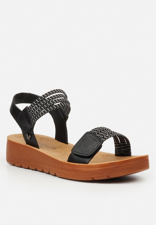 Butterfly Feet - Xara 8 ankle strap sandal - black