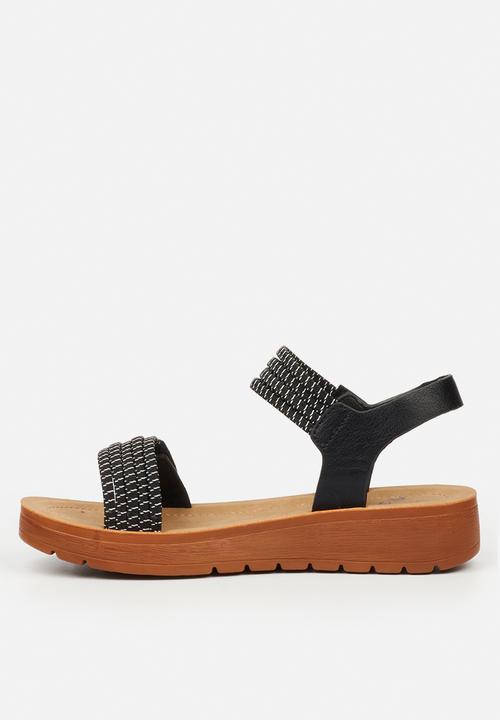 Butterfly Feet - Xara 8 ankle strap sandal - black
