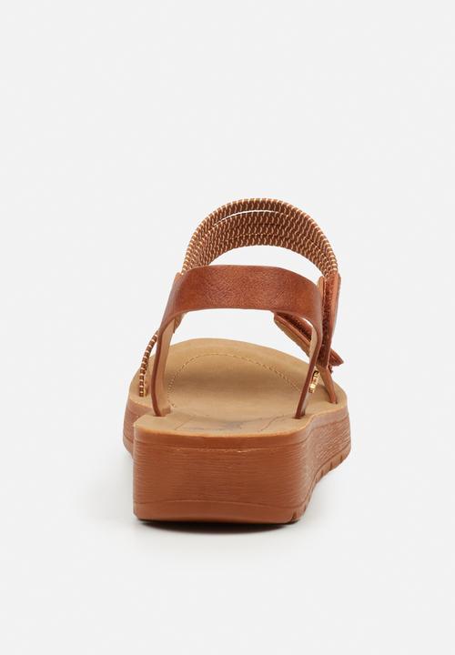 Butterfly Feet - Xara 8 ankle strap sandal - tan