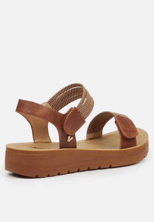 Butterfly Feet - Xara 8 ankle strap sandal - tan