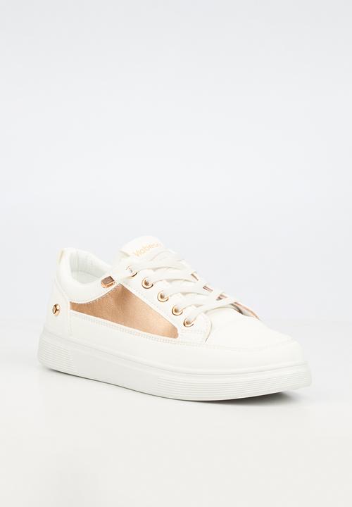 Viabeach - Lipton 4 combo elastic lace sneaker - champagne