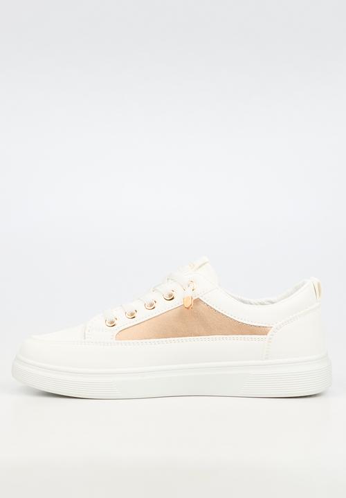 Viabeach - Lipton 4 combo elastic lace sneaker - champagne