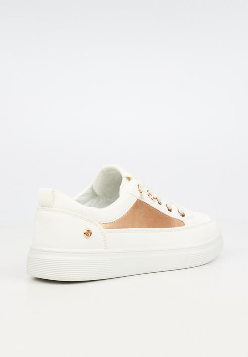 Viabeach - Lipton 4 combo elastic lace sneaker - champagne
