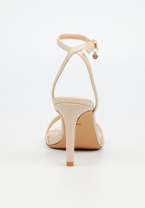 Miss Black - Nelly 1 classic ankle-strap heel - natural