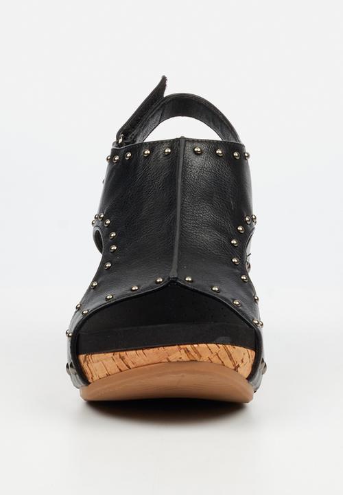 Butterfly Feet - Dido 8 studded slingback sandal - black