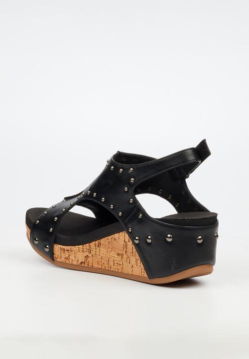 Butterfly Feet - Dido 8 studded slingback sandal - black