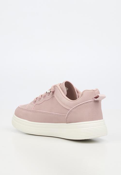 Little Miss Black - Lipton 5 Casual Elastic Lace Sneaker - Pink