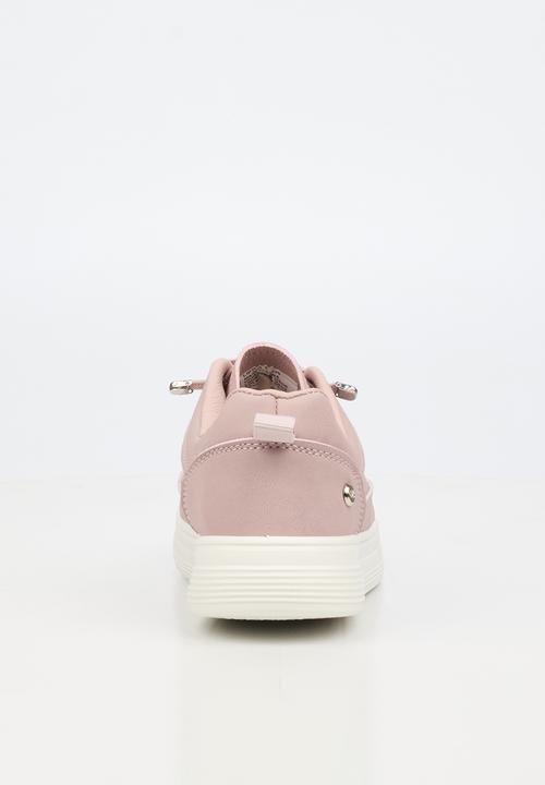 Little Miss Black - Lipton 5 Casual Elastic Lace Sneaker - Pink