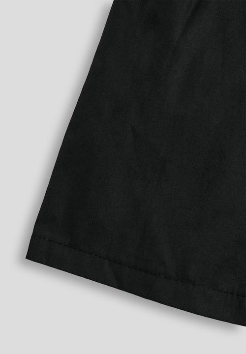 Pop Candy - Flared shorts - eerie black