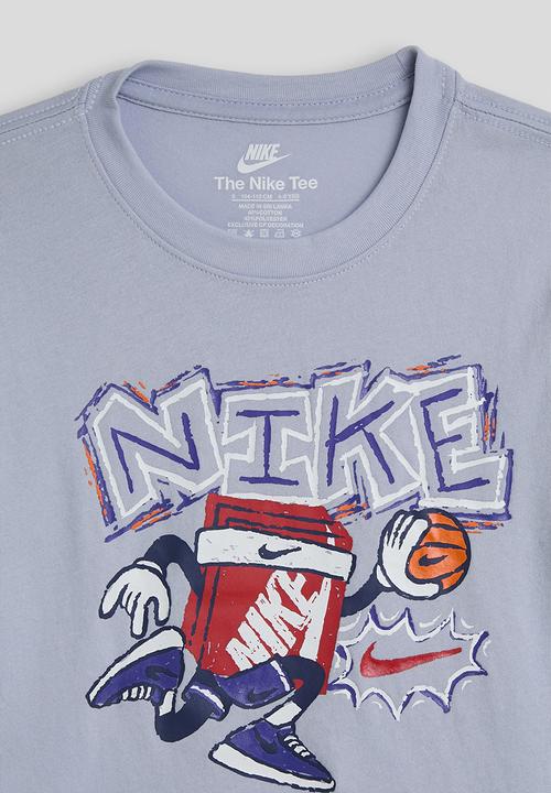 Nike - Nkb Chalky Boxy Bball Tee - Ghost