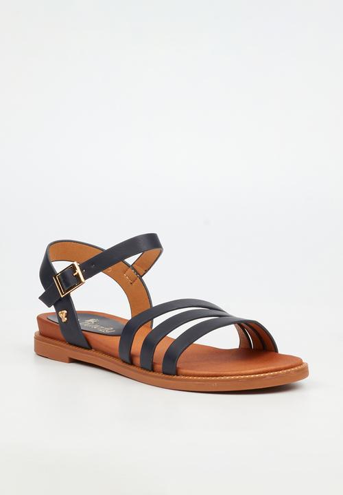 Butterfly Feet - Ellie 11 ankle strap sandal - navy