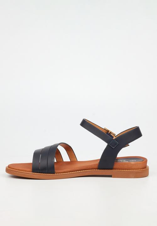 Butterfly Feet - Ellie 11 ankle strap sandal - navy