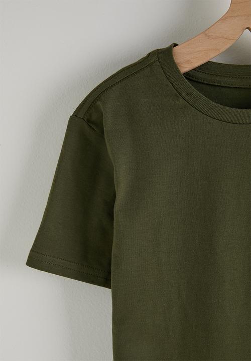 Pop Candy - Tee & short set - olive