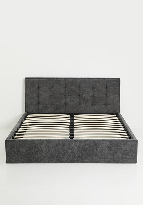 Sixth Floor - Kouva Upholstered Bed - Charcoal