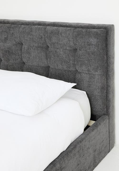 Sixth Floor - Kouva Upholstered Bed - Charcoal
