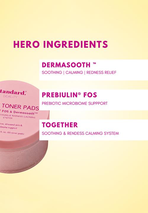 Standard Beauty - Milky Toner Pads with preBIULIN® & DermasoothTM