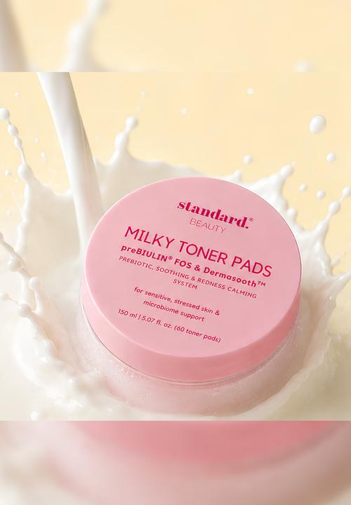 Standard Beauty - Milky Toner Pads with preBIULIN® & DermasoothTM