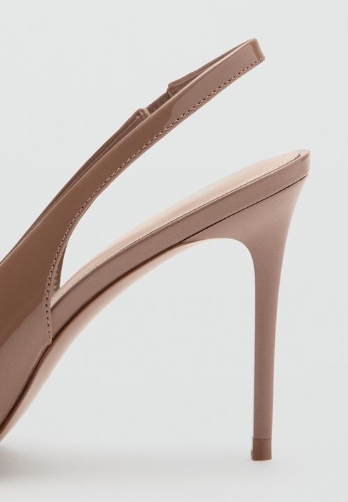 MANGO - Cuco slingback stiletto heel - light pastel pink