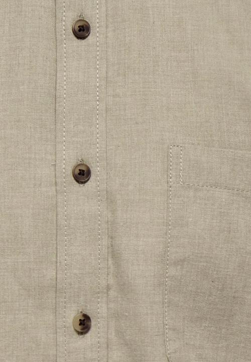 Only & Sons - Jupiter Reg Fit Long Sleeve Shirt - Chinchilla/Melange