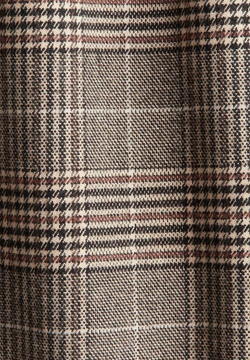 H&M - Shift dress - beige checked