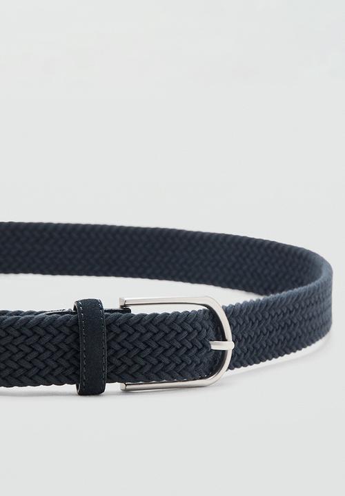 MANGO - Belt Elastic - Navy Blue
