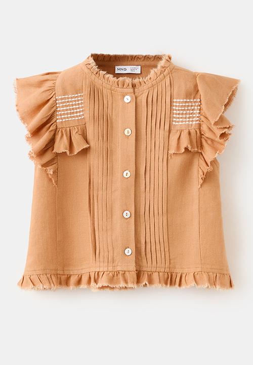 MANGO - Blouse Maraset - Medium Orange